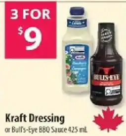 Co-op Kraft dressing or Bull's-eye bbq sauce offer