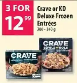 Co-op Crave or KD Deluxe Frozen Entrées offer