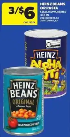 Atlantic Superstore Heinz beans or pasta offer