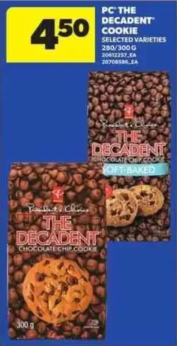 Atlantic Superstore pc the decadent chocolate chip cookie offer