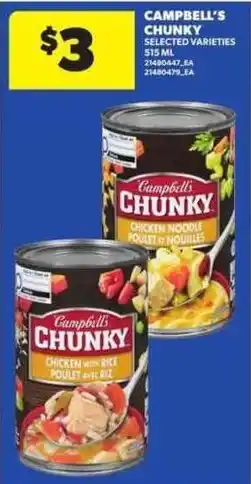 Atlantic Superstore Campbell's chunky selected varieties offer