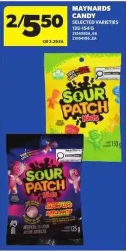 Atlantic Superstore Maynards candy selected varieties offer