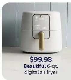 Walmart Beautiful digital air fryer offer