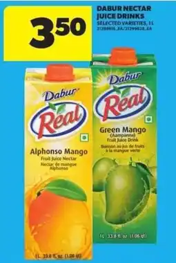 Atlantic Superstore Dabur nectar juice drinks offer