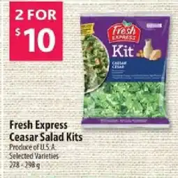 Co-op Fresh Express Caesar Salad Kits offer