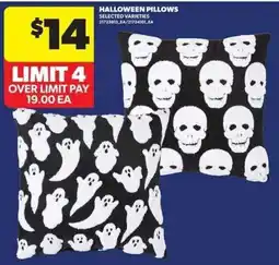 Atlantic Superstore Halloween pillows offer