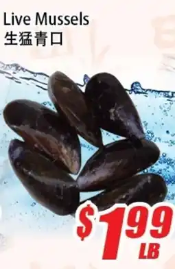 WinCo Food Mart Live Mussels offer