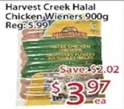 Sunny Food Mart Harvest Creek Halal Chicken Wieners offer