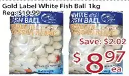 Sunny Food Mart Gold Label White Fish Ball offer