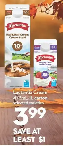 Longo's Lactantia cream offer