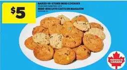 Atlantic Superstore Baked in-store mini cookies offer
