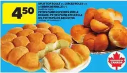 Atlantic Superstore Split top rolls circle rolls or brioche rolls offer