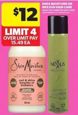 Atlantic Superstore Shea Moisture or Nexxus hair care offer