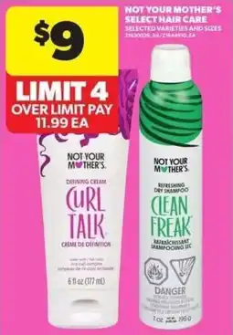 Atlantic Superstore Not Your Mother's select hair care offer