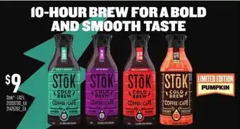 Atlantic Superstore Stok cold brew coffee cafe offer