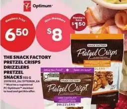 Atlantic Superstore The Snack Factory pretzel crisps drizzlers offer