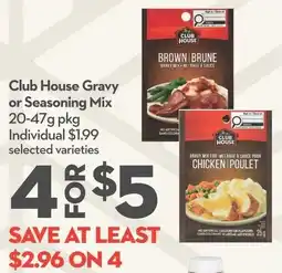 Longo's Club House Gravy or Seasoning Mix offer