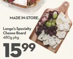 Longo's Longo's Specialty Cheese Board offer