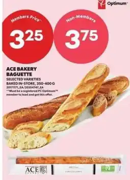 Atlantic Superstore Ace bakery baguette offer