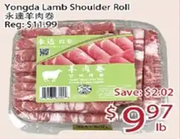 Sunny Food Mart Yongda Lamb Shoulder Roll offer