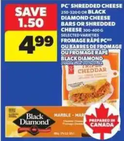 Atlantic Superstore Black Diamond shredded cheese offer