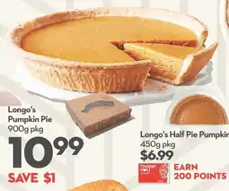 Longo's Longo's pumpkin pie offer