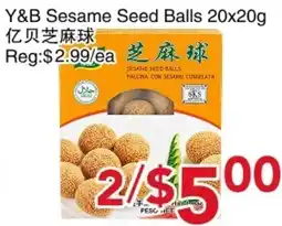 Yours Food Mart Y&B Sesame Seed Balls offer