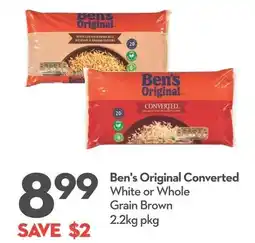 Longo's Ben's Original Converted White or Whole Grain Brown offer