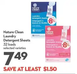 Longo's Nature Clean Laundry Detergent Sheets offer