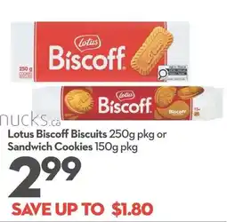 Longo's Lotus Biscoff Biscuits offer