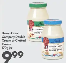 Longo's Devon Cream Company Double Cream or Clotted Cream offer
