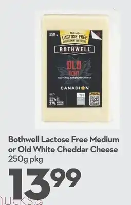 Longo's Bothwell lactose free medium or old white cheddar cheese offer