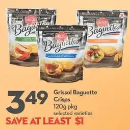 Longo's Grissol Baguette Crisps offer