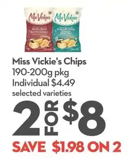 Longo's Miss Vickie's Chips offer
