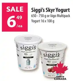 Co-op Siggi's Skyr Yogurt offer