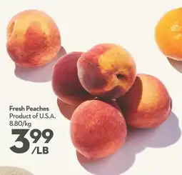Longo's Fresh Peaches offer