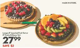 Longo's Longos 8" Assorted Fruit Tart or 8" Frutta Di Bosco Tart offer