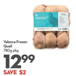 Longo's Valenca Frozen Quail offer