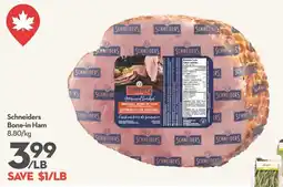 Longo's Schneiders bone-in ham offer