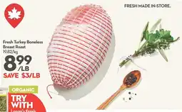 Longo's Organic Fresh Turkey Boneless Breast Roast offer