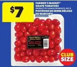 Atlantic Superstore Farmer's Market grape tomatoes offer