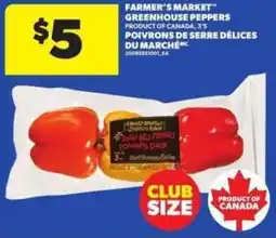 Atlantic Superstore Farmer's Market greenhouse peppers offer