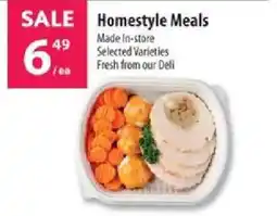 Co-op Homestyle Meals offer
