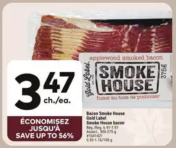 Giant Tiger Gold Label Smoke House bacon offer
