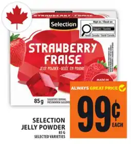 Food Basics SELECTION JELLY POWDER offer