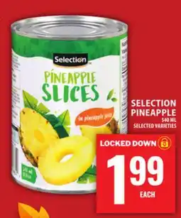 Food Basics SELECTION PINEAPPLE offer