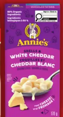 Food Basics ANNIE'S SHELLS & CHEDDAR 170 G BEATRICE CHOCOLATE MILK 1 L GOLDFISH CRACKERS offer
