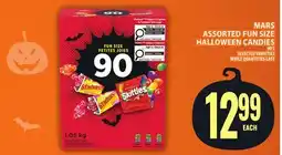 Food Basics MARS ASSORTED FUN SIZE HALLOWEEN CANDIES offer