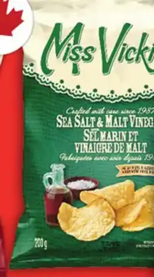 Food Basics MISS VICKIE'S POTATO CHIPS offer