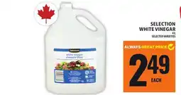 Food Basics SELECTION WHITE VINEGAR offer